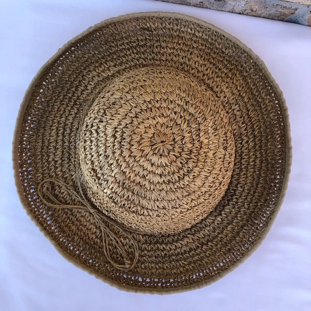 Scala Gal Women’s Straw Floppy Packable Beach‎ Sun Hat Sombrero Size 57cm